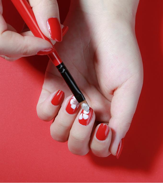 Customized Logo Private Label Nail Art Brushes Acrylic UV Gel Nail Polish Brush