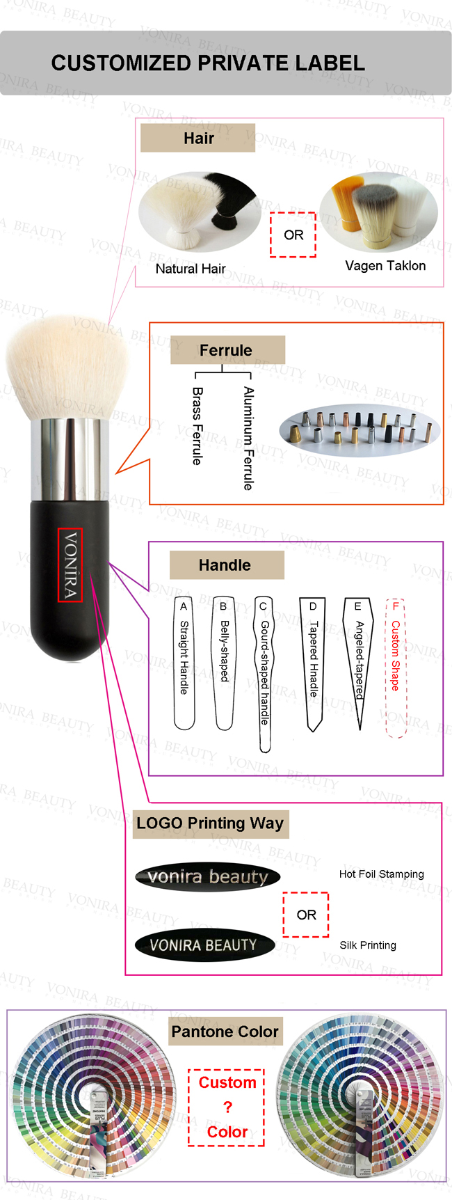 Tapered Powder Brush With Extremely Comfortable ZGF Goat Hair