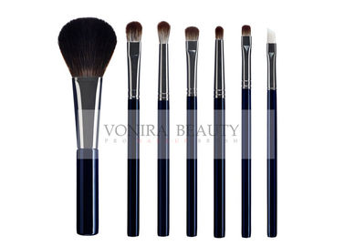 Antibacterial Treated Bristle Makeup Brush With Gorgeous Dark Blue Handle