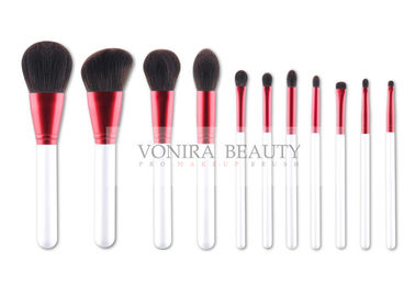 Vonira Hot Pink Limited Edition Real Hair Makeup Brush Set Pearl White Handle