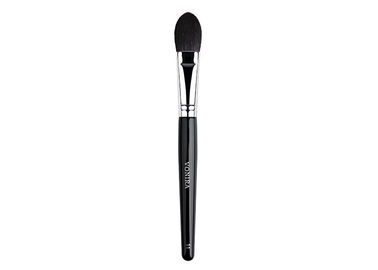 Private Label Paddle Shape Precise Cheek Makeup Brush With Luxury Blue Squirrel Hair