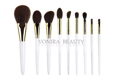 Essential Dazzling Synthetic Makeup Brush Pearl White Handle Brushes