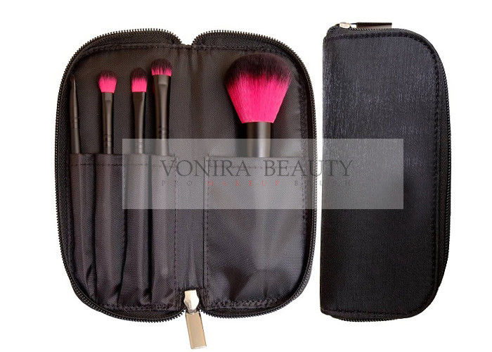 Ultra Soft Two Tones Vegan Taklon Hair Face Makeup Brushes Set With