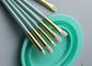 Green Gold 12 Pieces Essential Makeup Brushes Set with Custom Private Labe