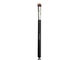 Precision Round Eye Shadow Makeup Brush With Matte Black Wood Handle