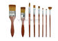 School Artists Body Paint Brushes Set Wood Watercolor Brushes Set with Pencil Case