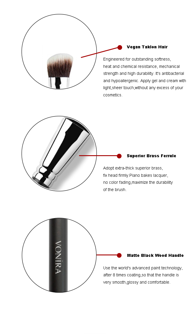 Precision Angled Contour Brush With High Quality Cloudy Soft Fiber