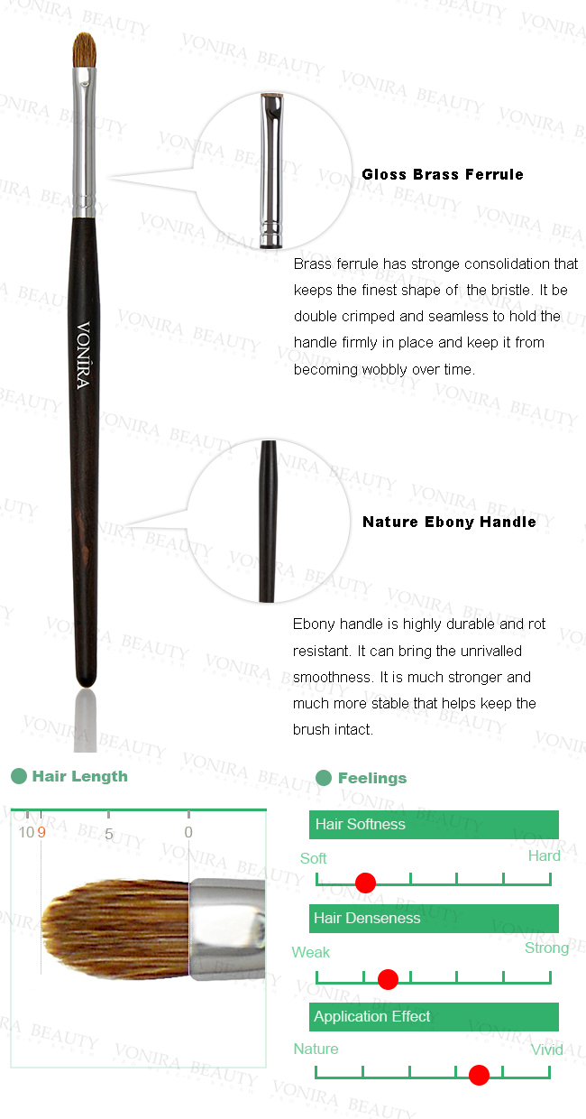 Artist Precision Eye Shading Brush With BestQuality Pure Sable Hair