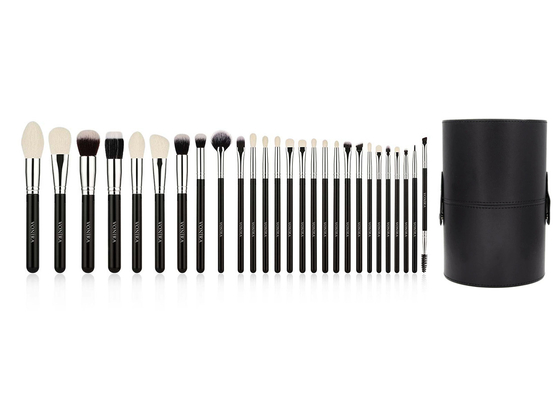 Vonira 27 Pieces Luxury Makeup Brushes Set With Brush Cylinder