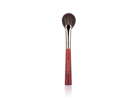 Vonira Beauty Professional Mini Fan Eye Makeup Brush Highlighter Brush Vegan Synthetic Hair Small Cosmetic Blush Brush