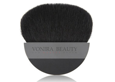 Black Half Moon Compact Makeup Blush Brush With XGF Goat Hair