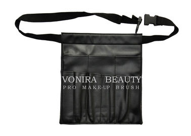 Faux Leather Small Hip Makeup Brush Artist Waist Bag With Belt Strap