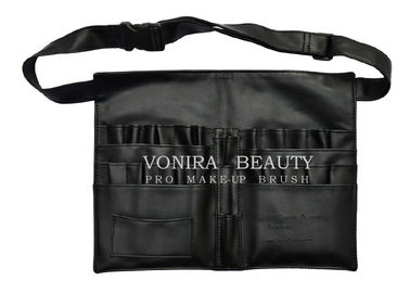 Faux Leather Professional Cosmetic Makeup Brush Apron Bag Artist Belt Strap Holder