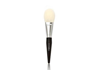 Elite White Slight Tapered Blush Organic Makeup Brushes / Cosmetic Brush Set