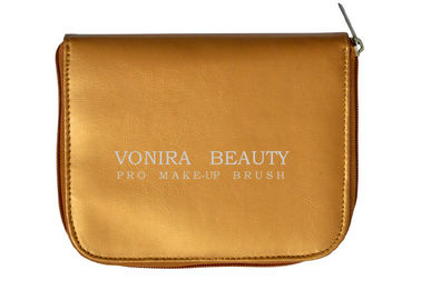 Travel Makeup Brush Bag With Mirror Cosmetic Pouch Holder