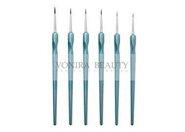 6pcs UV Gel Acrylic Nail Art Brush Drawing Pen Builder Painting Pen Design Nail Art Tools