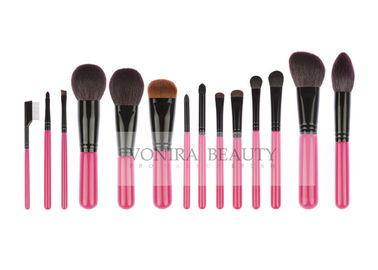 14 PCS Pink Deluxe CosmeticMakeup Brush Collection With Exquisite Nature Bristles