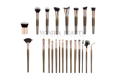 Professional Modern Romance Collection Makeup Brushes With Dual Tone Synthetic Bristles