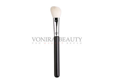 White Goat Hair Private Label Makeup Brushes Makeup Tools Set Slant Cheek Brush