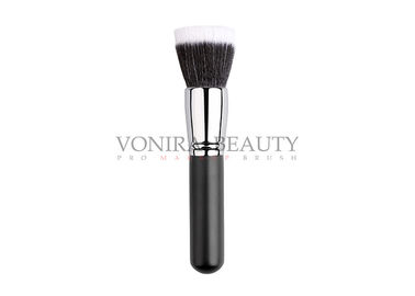 Polish Foundation Buffing Brush Natural With Goat Hair / Vegan Taklon