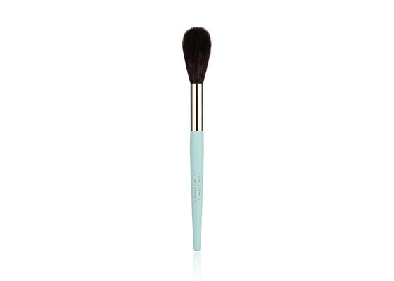 Vonira Beauty Long Tapered Blending Blusher Highlighter Makeup Powder Brush With Copper Ferrule Natural Goat Hair