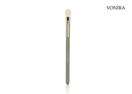 Vonira Custom Wholesales Natural White Goat Hair Fan Eye Blending Brush with Private Label Service