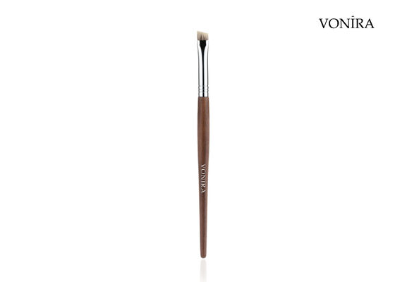 Vonira Custom Wholesale Natural Animal Hair Brown Ebony Handle Makeup Eye Brow Brush