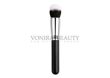 Round Duo Fiber Foundation Buffing Makeup Brush Private Label Cosmetic Brushes