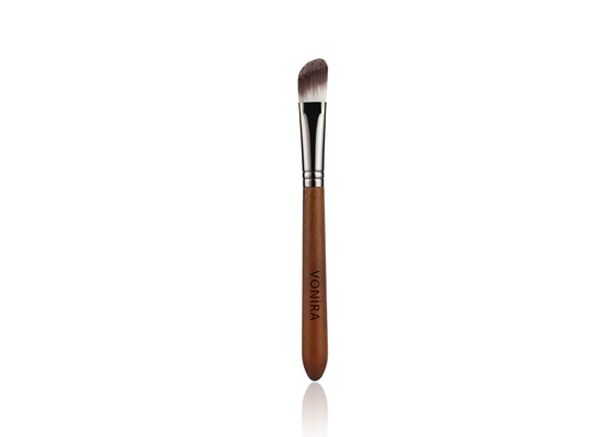 Vegan Synthetic Hair Angled Flat Foundation Brush Powder Brush For Artist Makeup