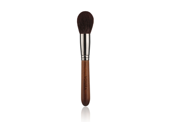 Makeup Academy Use Goat Hair Round Powder Makeup Brush OEM / ODM / OBM Support