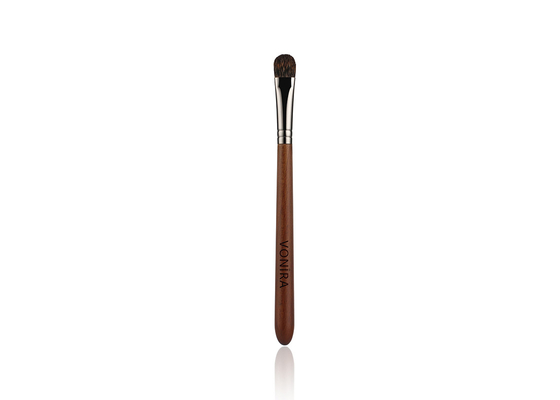 Vonira Beauty Handcrafted Makeup Base Eyeshadow Brush Copper Ferrule Ebony Handle