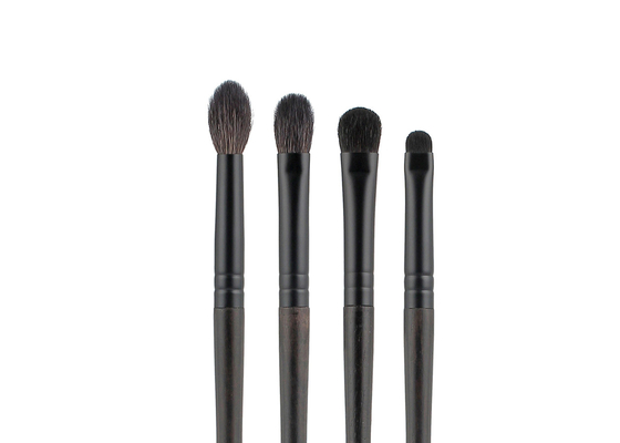 OEM Natural Goat Animal Hair Everyday Eye Essentials Makeup Brush Set Luxury