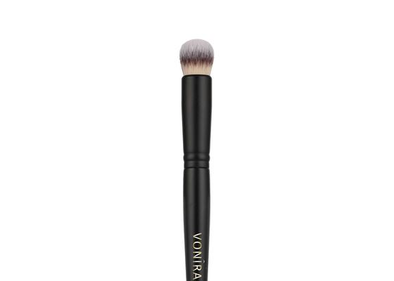 Vonira Professional Seamless Finish Concealer Brush Rounded Synthetic Concealer Buffer Makeup Brush With Copper Ferrules