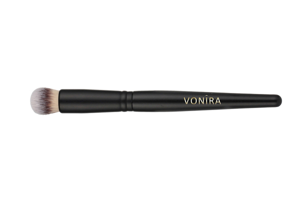 Vonira Professional Seamless Finish Concealer Brush Rounded Synthetic Concealer Buffer Makeup Brush With Copper Ferrules