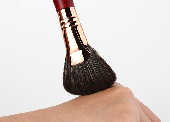 Vonira Beauty Large Angled Fan Brush Bronzer Fan Brush Makeup Cheek Blush Brush Sheering Cosmetic Brush Tool
