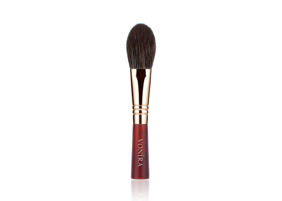 Vonira Beauty High Density Luxury Blush Brush with Naturally Function Squirrel Hair Color Fibers Rose Copper Ferrule