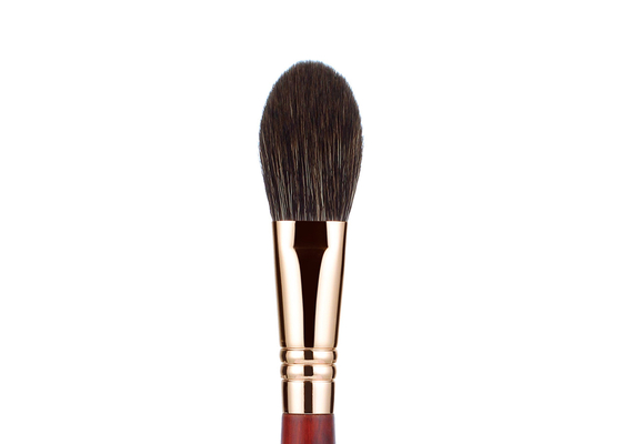 Vonira Beauty High Density Luxury Blush Brush with Naturally Function Squirrel Hair Color Fibers Rose Copper Ferrule