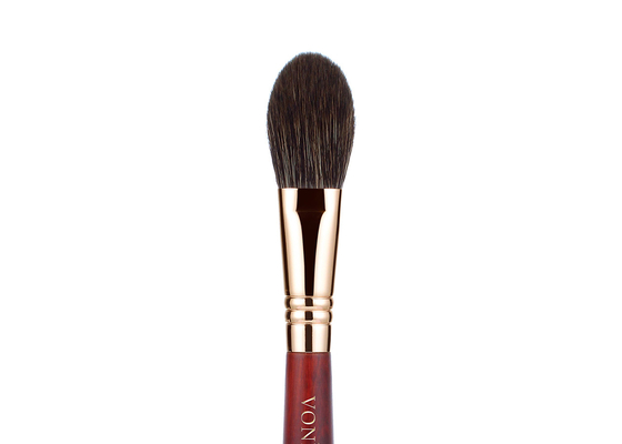 Vonira Beauty High Density Luxury Blush Brush with Naturally Function Squirrel Hair Color Fibers Rose Copper Ferrule