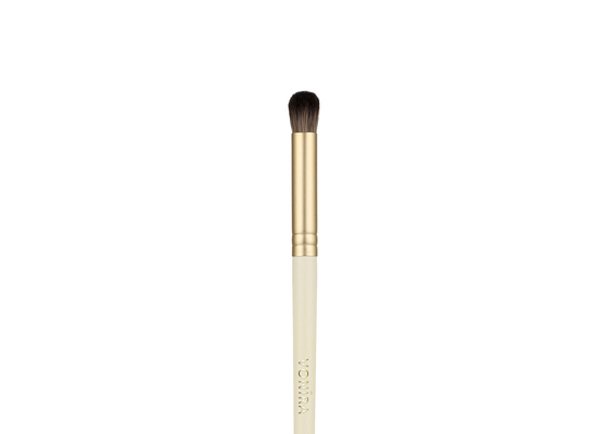 Vonira Beauty Eyeshaodw Blending Brush Round Concealer Brush With Golden Aluminum Ferrule Birch Wooden Handle