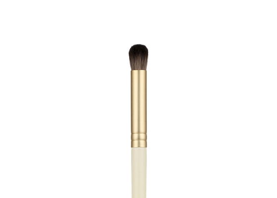 Vonira Beauty Eyeshaodw Blending Brush Round Concealer Brush With Golden Aluminum Ferrule Birch Wooden Handle