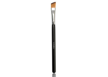 Unique Designed Medium Size Angled Concealer Brush With Black Wood Handle