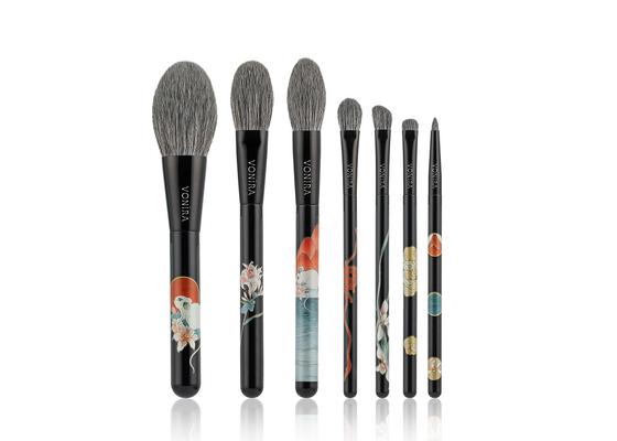 Vonira Beauty Festival Basic 7 Pieces Makeup Brushes Collection Gift Set de Brochas de Maquillaje Profesional OEM ODM