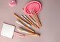 Vonira Beauty Custom Nude Pink Color Basic 10 Pieces Makeup Brushes Collection Set de Brochas de Maquillaje Profesional