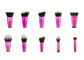 100% Vegan Cruelty Free Gorgeous Pink Fabulous Makeup Brushes Custom Private Label