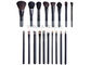 Affordable Animal Hair Makeup Brushes With Black Matte Wooden Handle