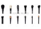 Private Label Luxe Studio Makeup Brushes With Incredible Soft Natural Hair