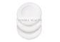 Round White Cotton Facial Makeup Puff Sponge Tool Satin Velour Powder Puff