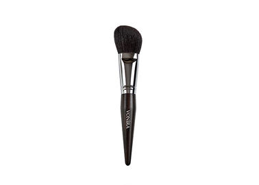 Luxury Beveled powder makeup brush With Amazing soft And Dense Dark Brown XGF Goat Hair