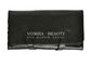 Soft Faux Leather 13 Slots Fashion Black Makeup Brush Roll Bag Cosmetic Holder Pencil Case