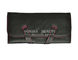 12 Slots Black Faux Leather Cosmetic Makeup Brushes Roll Bag Pouch Pen Case Holder